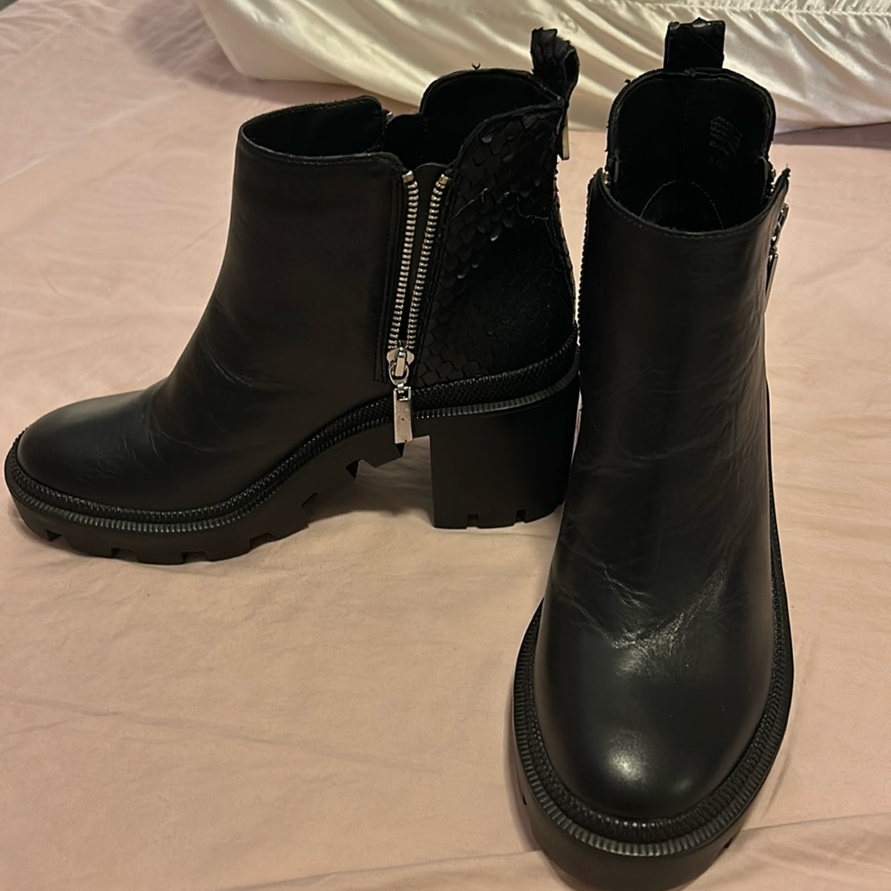 GB black short boots brand new no tags